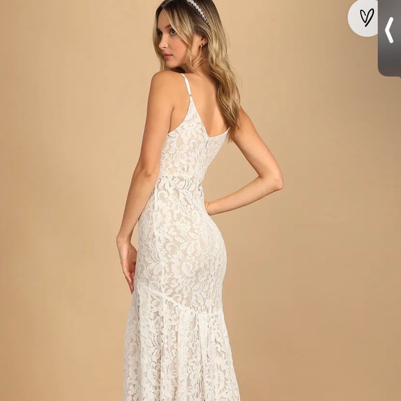 Lulus lace white dress - Picture 3 of 3